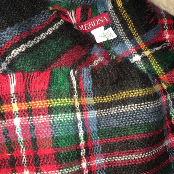 Tartan oversized plaid blanket scarf -Fall/Winter - Picture 4 of 4